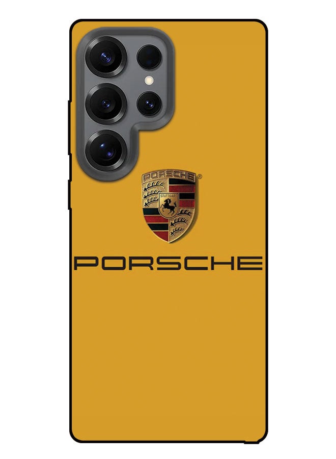 EYE CATCH Printed Protective Case Cover For Samsung Galaxy S25 Ultra-  Porsche Logo - Image 1