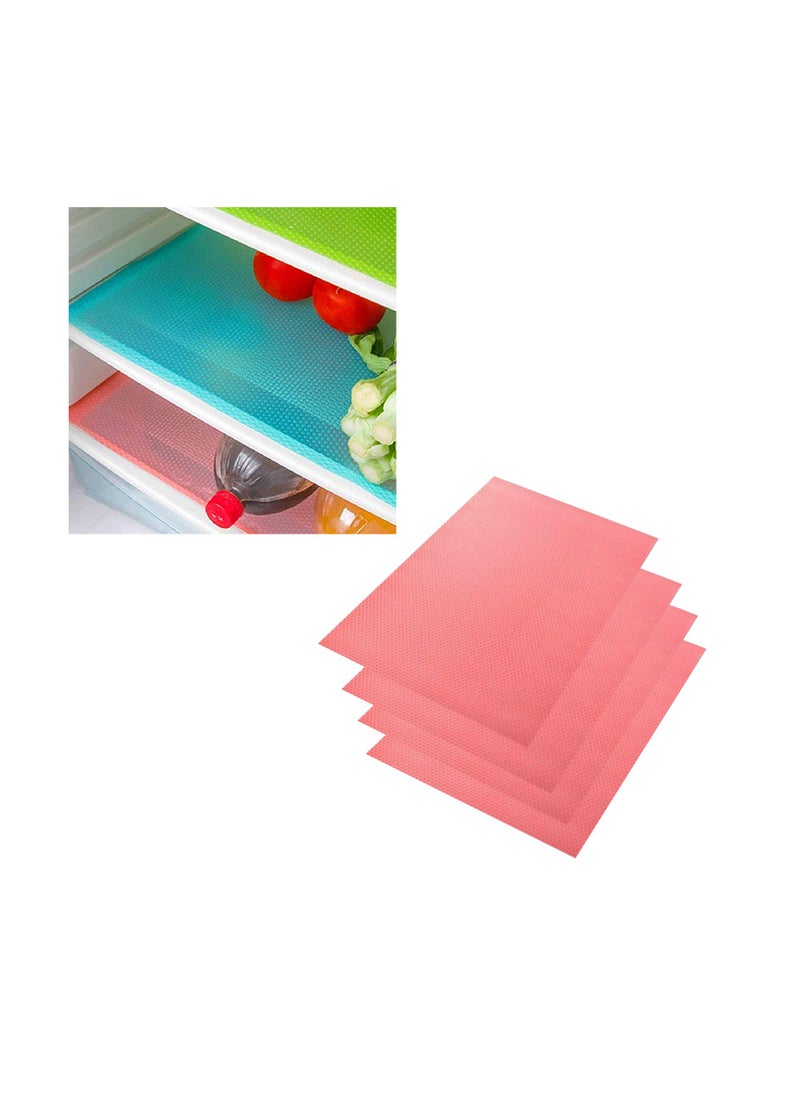 Generic Washable liners for glass refrigerator shelves and kitchen cupboard drawers for home (4pcs pink color) from Rana store  - Image 3