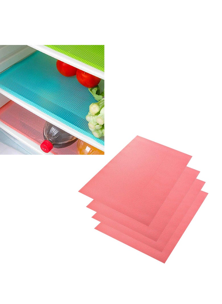 Generic Washable liners for glass refrigerator shelves and kitchen cupboard drawers for home (4pcs pink color) from Rana store  - Image 4