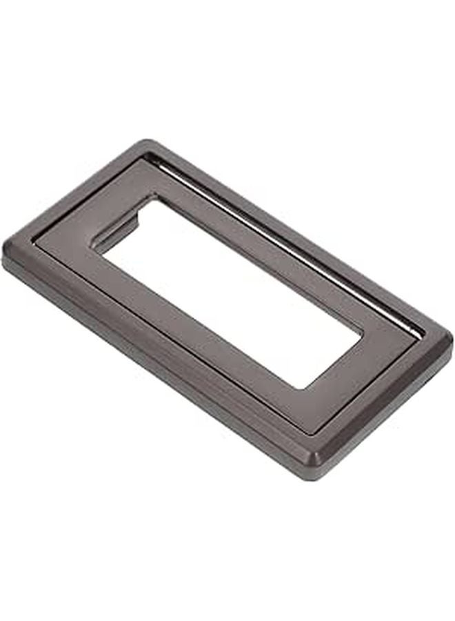 Zinc Alloy Flush Mount Cabinet Handle 64mm Square Recessed Drawer Pull For Modern Wardrobe Kitchen - Image 1
