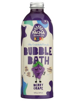 Pacha Soap Co PACHA SOAP Kids Berry Grape Bubble Bath, 16 FZ  - Image 1