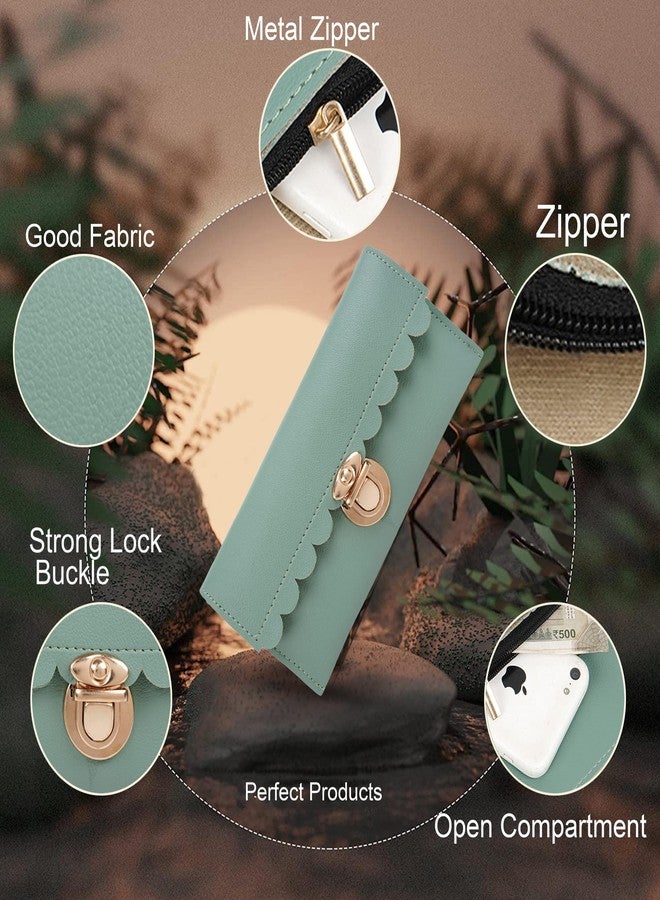 ROLEXO Synthetic Leather Stylish Fancy Fashionable Daytrip Handheld Hand Wallet Clutch For Women - Image 4