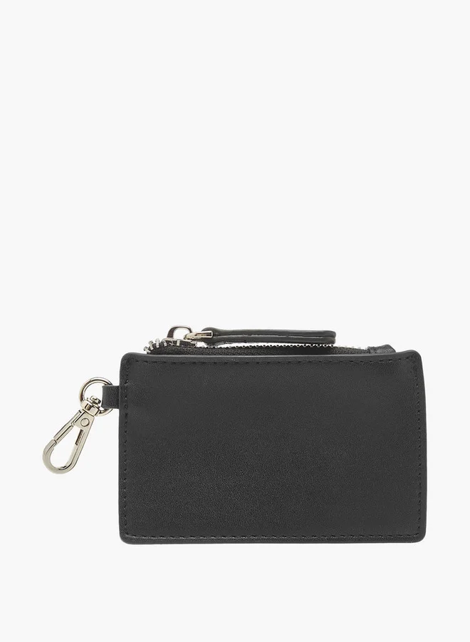 ميسي Logo Embossed Crossbody Bag with Detachable Strap and Pouch