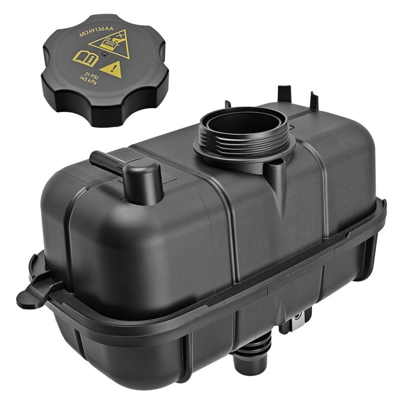 QAGGUM Coolant Recovery Tank Replace 68364312AC Compatible with Jeep Wrangler 20L L4 20192023 Coolant Recovery Bottle with Cap - Image 2