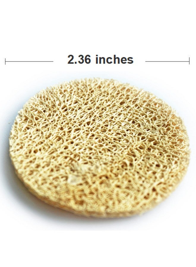 JINS-Hung 18 Pack Natural Loofah Sponge Exfoliating Face Pads Facial Body Scrubbers Pad When Bath Shower And Spa Loofa Sponges Brush Scrub Bulk Loofahs Scrubber Cleansing Skin For Women And Men - Image 4