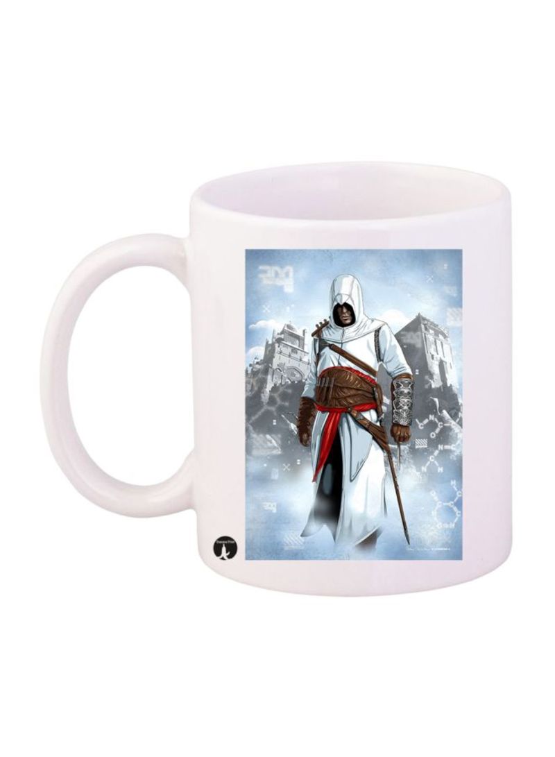RKN Assassin's Creed Printed Mug White/Blue/Grey Standard Size