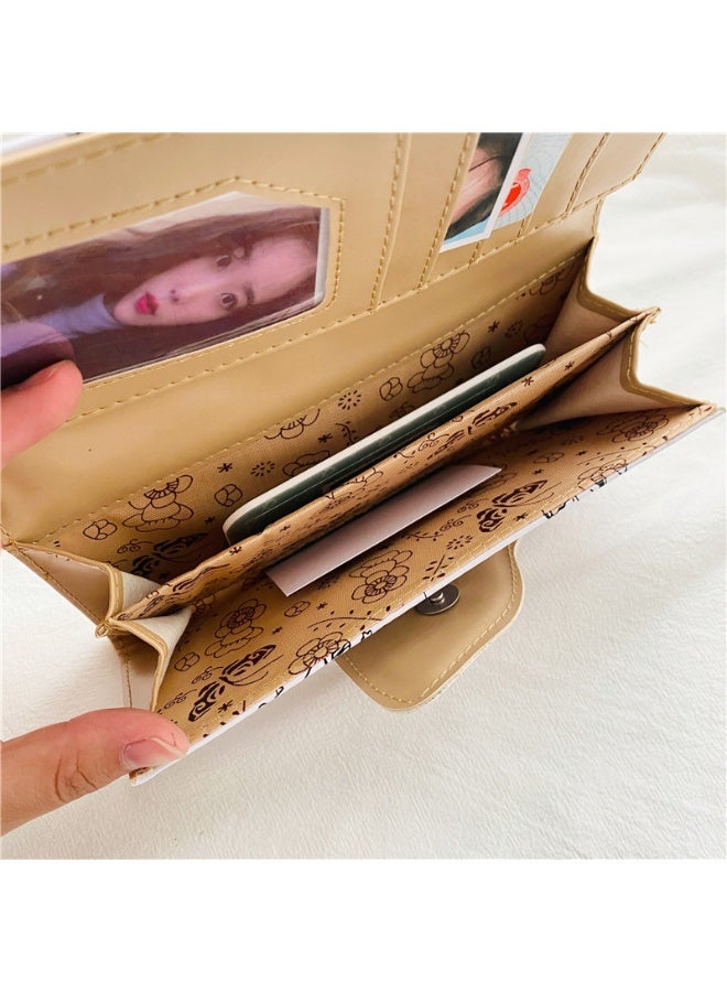 Snoopy Themed Short Wallet Super Cute Ultra Compact with Adorable Character Prints Perfectly Ideal for Devoted Peanuts Aficionados - Image 2