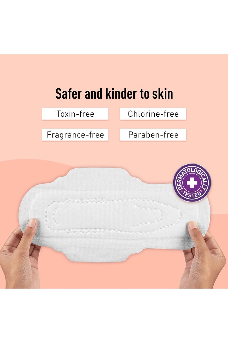 Sirona Cottony Soft Sanitary Pads XL+ With Wings,100% Rash Free 10 Pcs - Image 4