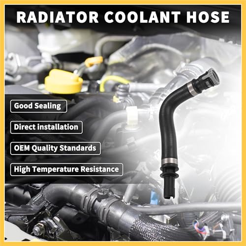 REPAIROCK Water Heater Hose for Ford Escape High Sealing NoCV6Z18472W Engine Heater Hose Assembly Black 1 Pcs for Lincoln MKC Auto Replacement Parts - Image 3