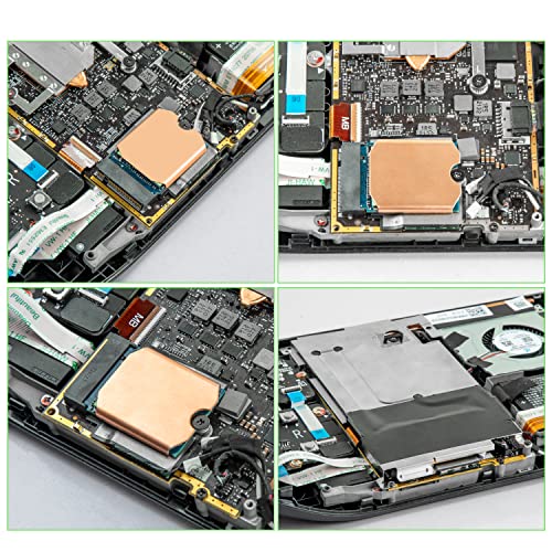 JOYJOM Heatsink Thermal Pad for Steam Deck SSD, M.2 2230 NVME SSD Copper Heat Sink Cooling Thermal Pastes Back Cover Opening Tools Back Screws Replacements Screwdriver Repair Kit for Stream Deck SSD - Image 5