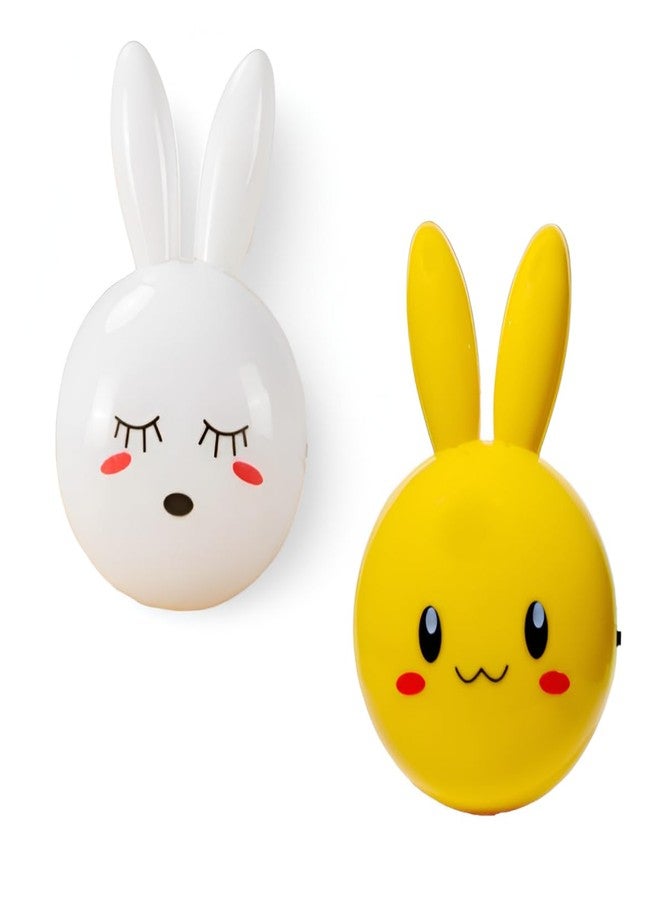 EXPRO Combo 2 Plug in Rabbit Night Lamp for Bedroom Night Light for Kids Room - Image 1