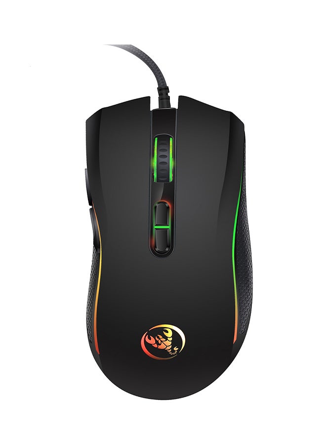 A869 Wired Gaming Optical Mouse Black - Image 1