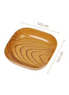 4 PCS Wood Grain Fruit Tray, Sauce Dish, Dinner Accessory, Delicate Dipping Bowls, Sauce Accessory, Convenient Food Dish, Convenient Serving Plate, Food Plate for Dining, Snack, Nuts, 15x15 cm - pzsku/Z7C641DFD60560DA98073Z/45/_/1727256620/eb1c2110-83b1-4113-86b0-08c29e681a45