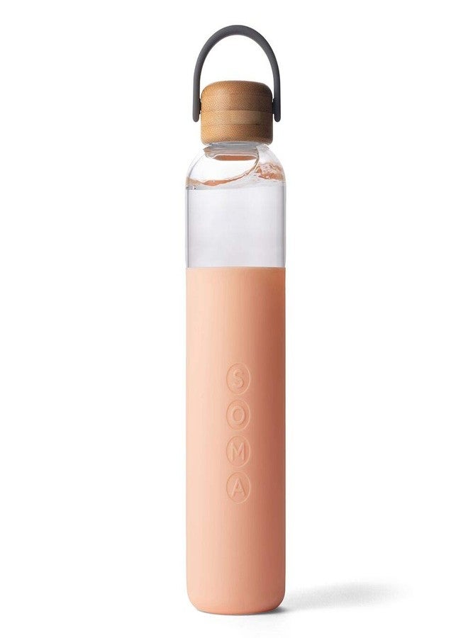 Soma Full Circle 25 oz. Glass Water Bottle - Blush - Image 1