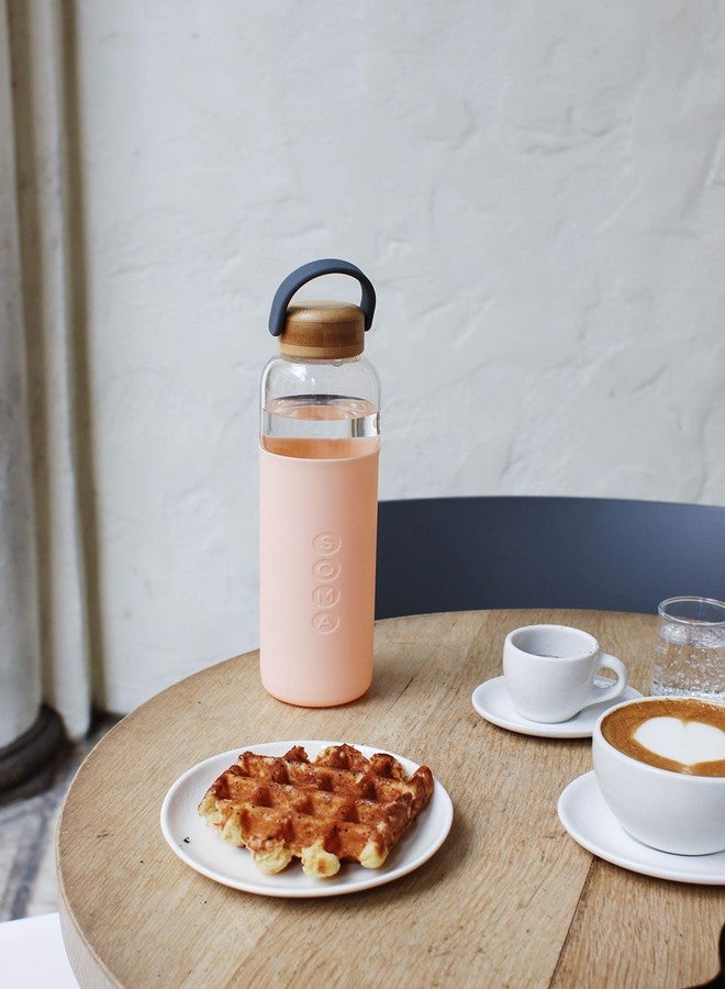 Soma Full Circle 25 oz. Glass Water Bottle - Blush - Image 5