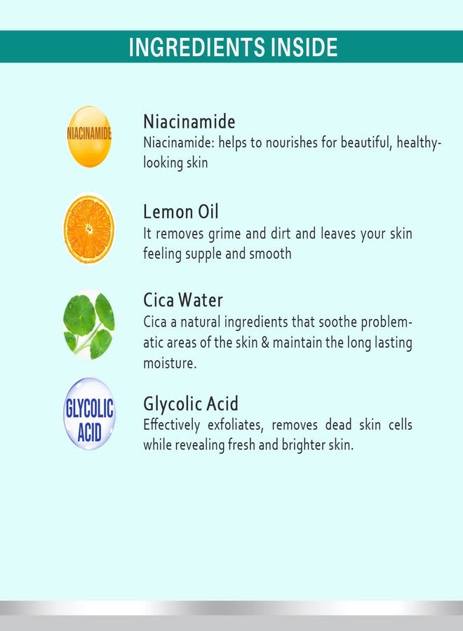 DERMORA Niacinamide Foaming Face Wash, With Silicon Brush Applicator, Niacinamide, Cica Water, Lemon Oil, For Pigments, Acne Marks & Dark Spots, 150 ml - Image 5