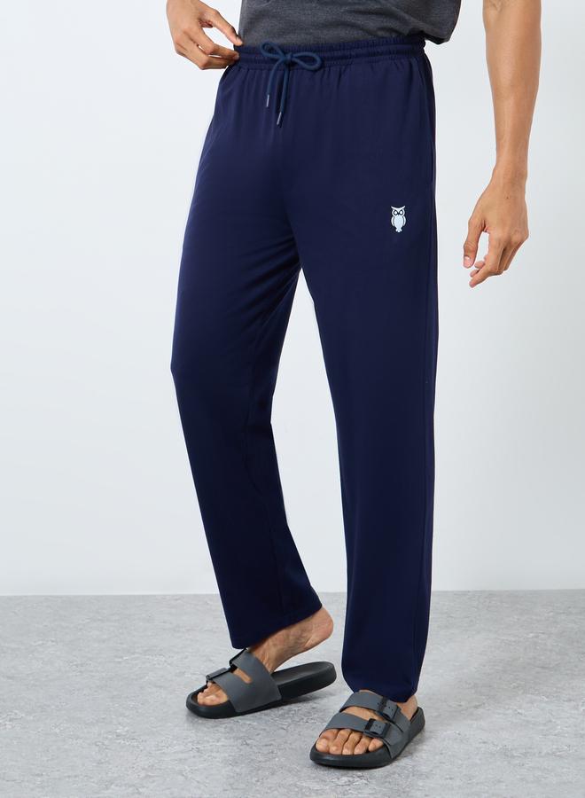 ستايلي طقم بيجامة رجالي مخطط بطبعة شعار ستايلي - Image 5