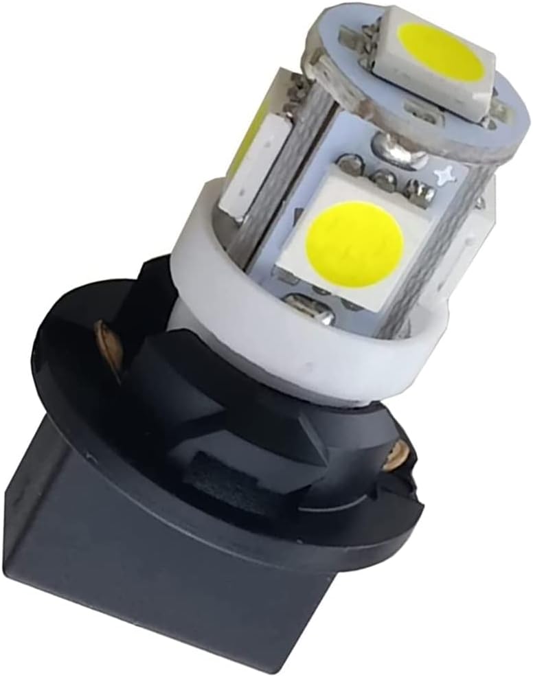 GLOFE T10 194 168 Dash Instrument 6000K White LED Light Bulbs - 10Pcs Set - Image 5