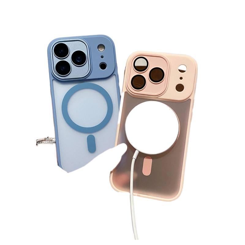 PC MagSafe Case for iPhone 15 / 15 Plus / 15 Pro / 15 Pro Max with Shockproof and Drop Protection plus Shockproof plus Strong Magnetic plus Matte Finish in Blue - Image 3
