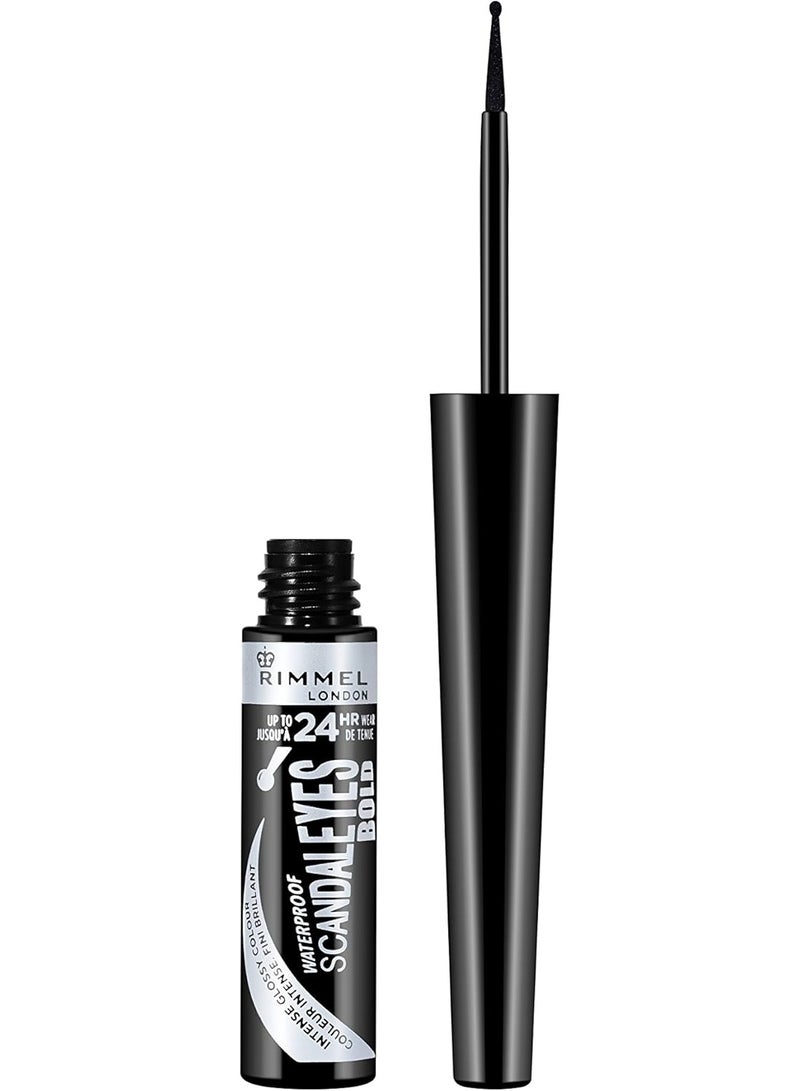 RIMMEL LONDON waterproof Scandaleyes Bold 2.5ml - Image 2
