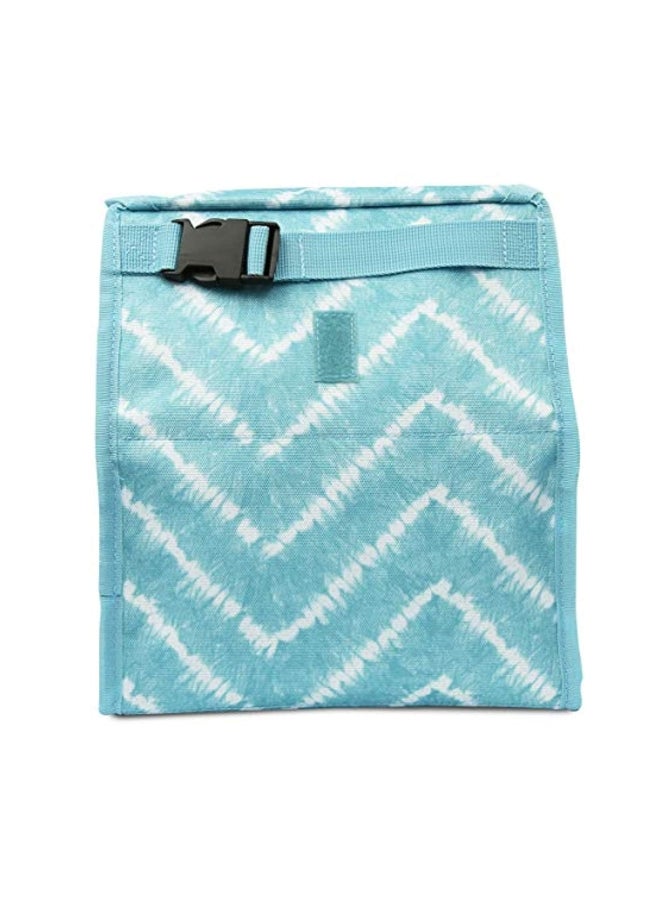 PACKIT Freezable Lunch Bag, Aqua Tie Dye - Image 3