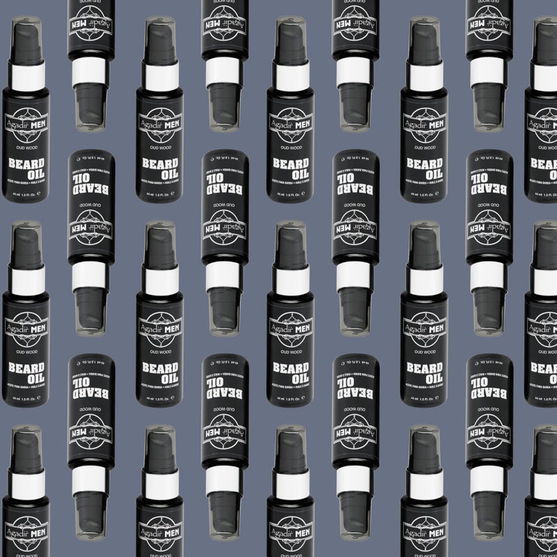 AGADIR Oud Wood Beard Oil, 1.5 Fl Oz - Image 1