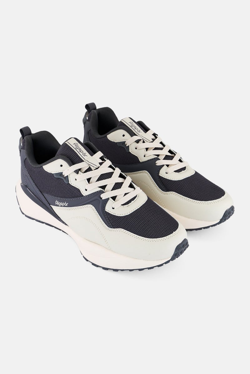 Algspar Men Lace Up Casual Shoes, Multicolor - Image 1