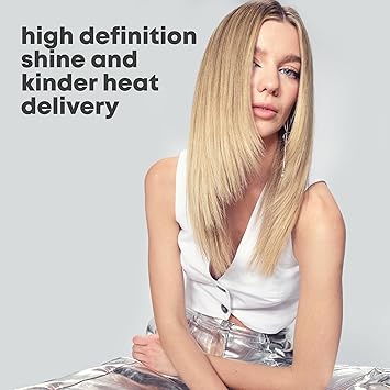 REVAMP Enigma Radiance Ionic Wide Hair Straightener ExtraWide Plate Straighteners for One Stroke Styling Curved Design for Lasting Waves Curls Salon Professional Ceramic Hair Straightener - Image 4