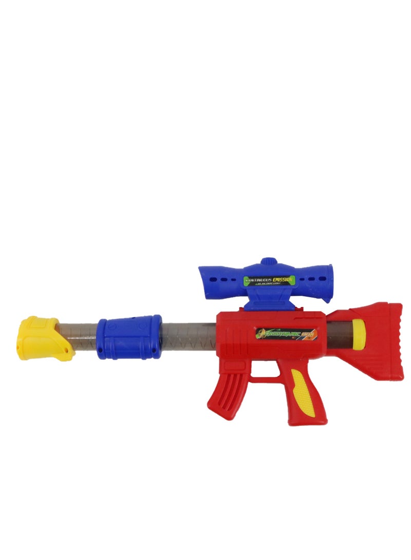 FUNFY FYSBG001 Aerodynamic Soft Bullet Toy Gun with 8 Soft Ball Bullets and 3 Cans |Foam and Plastic | Air Popper Perfect for Target Practice and Promising Thrill and Safe Shooting | For Kids - Image 4
