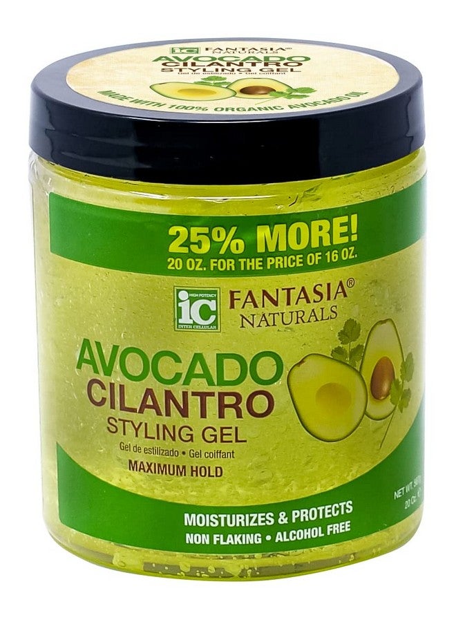 Fantasia Sia Naturals Avocado & Cilantro Styling Gel 20Oz (3 Pack) - Image 1