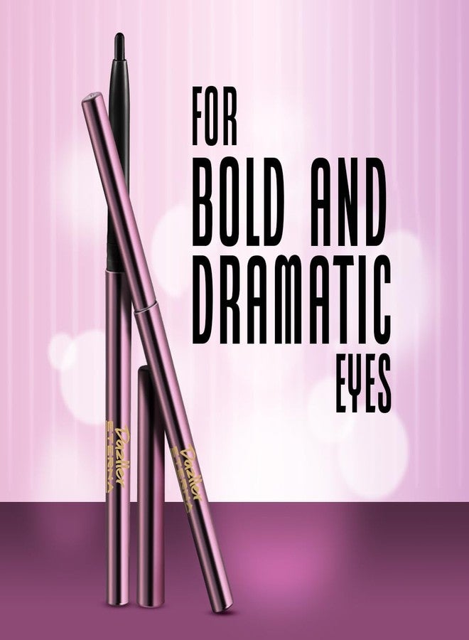 دازلير قلم تحديد الكحل دازلر إيتيرنا، 0.35 غرام، أسود - قلم كحل مقاوم للماء والتلطخ، غير لامع، ذو أصباغ فائقة الغنى - Image 3