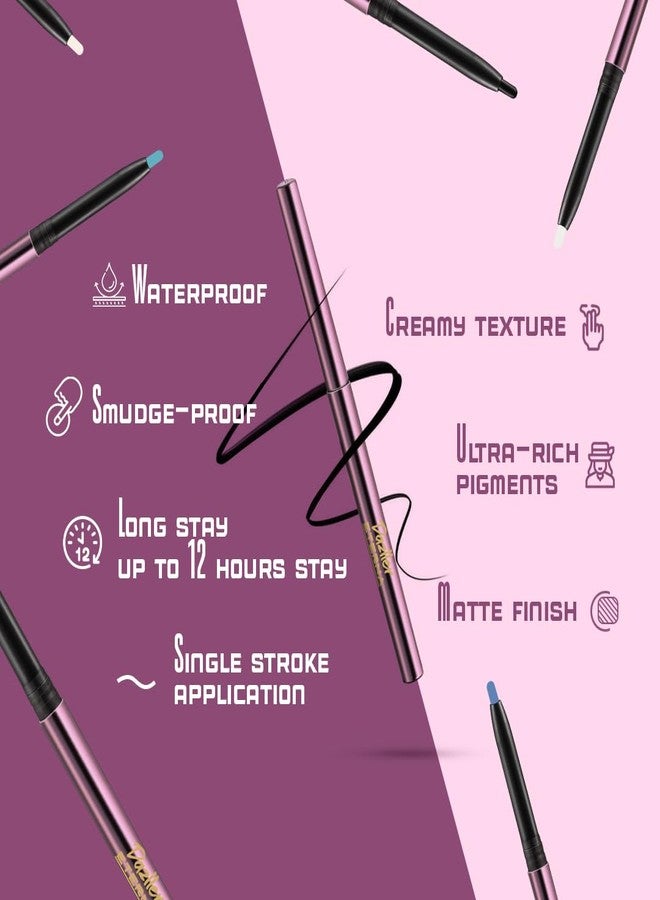 دازلير قلم تحديد الكحل دازلر إيتيرنا، 0.35 غرام، أسود - قلم كحل مقاوم للماء والتلطخ، غير لامع، ذو أصباغ فائقة الغنى - Image 4