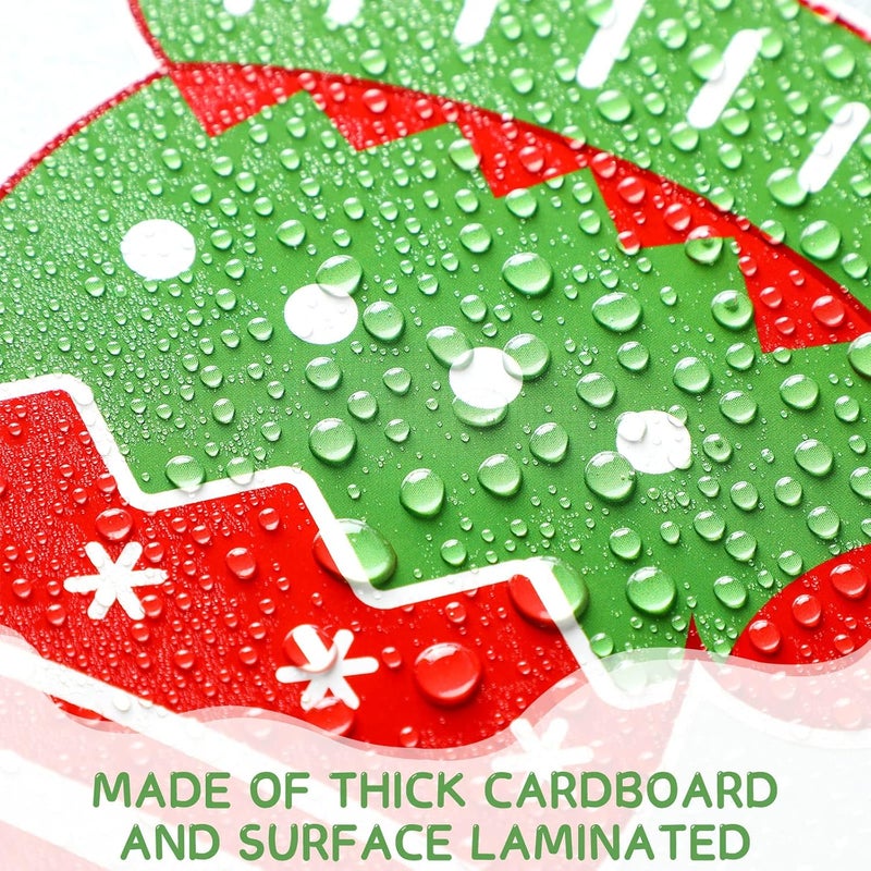 Containlol 68 Pcs Christmas Bulletin Board Decorations DIY Winter Snowman Cutouts Christmas Classroom Bulletin Board with Glue Xmas Decor for Classroom School Winter Theme Party Supplies - Image 4