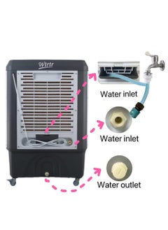 Wtrtr Wtrtr 50L Commercial Home Air cooler,Outdoors Water-Cooled Moving Air Cooler, Home Air-Conditioning Fan, 3-In-1 Evaporative Air Cooler, 3-Speed Adjustment, Wide-Angle Air Supply  - Image 4