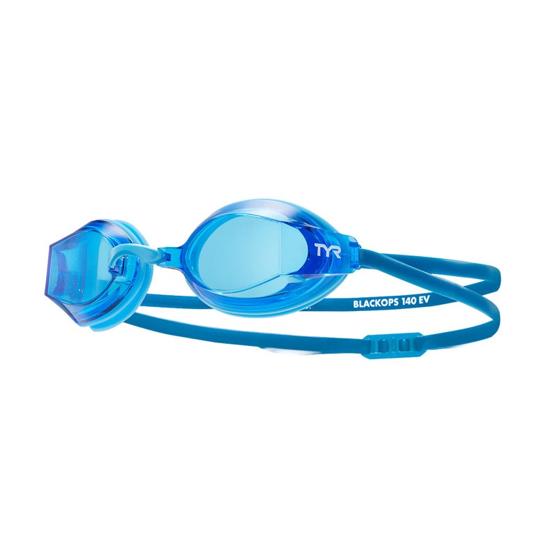 TYR Blackops 140 EV Swim Goggles NonMirrored AntiFog Goggles for Men Women Low Profile Competitive Swimming Goggles for Lap Swimming Training Blue - Image 2