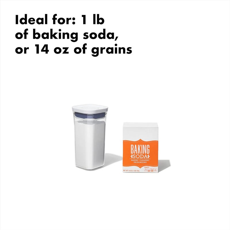 OXO New Good Grips Pop Container - Airtight Food Storage 0.5 Qt - Square - Candy 11234200Uk - Image 3