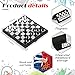 Charniol Magnetic Travel Chess Set Mini Fun Checkers with Portable Folding Chess Board Educational Toys for Family Board Games Christmas Party Favors Gifts 2 Pcs - Image 3