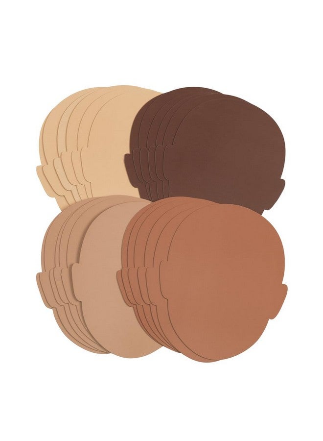 Colorations Colors Like Me Faces Set Of 24 4 Colors Glossy Card Stock Cut Out Faces - Image 1