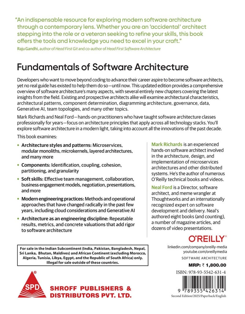 Fundamentals of Software Architecture: An Engineering Approach, Second Edition (Grayscale Indian Edition) - Image 2