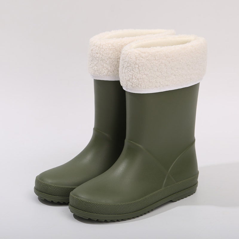 Children'S Rain Boots Non-Slip Soft Bottom Light Children'S Boys And Girls Baby Mid-Tube Rain Boots Children'S Water Shoes Exported To Japan - Image 1