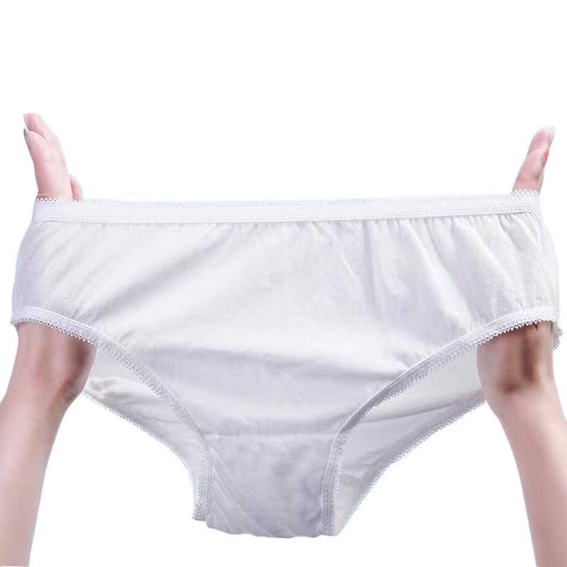 7 Pack Disposable Underwear Men High Waist Hotel Sterile Travel Cotton Size 3XL for Desk Setup - Image 4