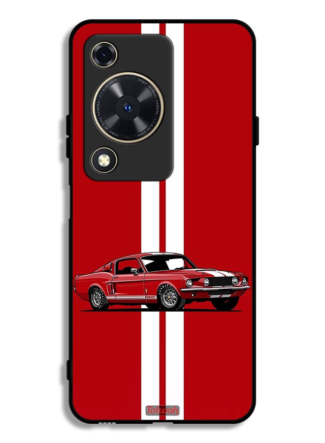 Tolwak Huawei nova Y72 Protective Case Cover Vintage Car Abstract Art  - Image 1