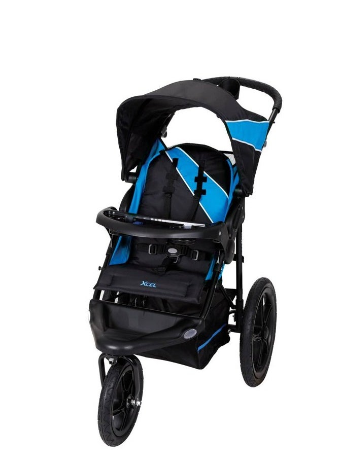 babytrend Toycee Xcel Jogger Mosaic Blue JG95522 