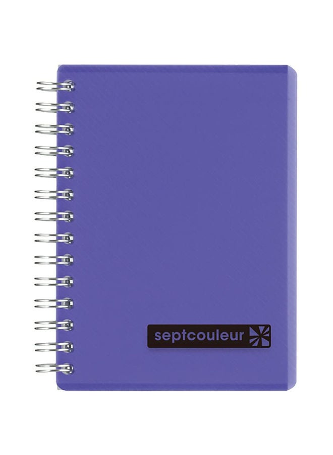 NIBEMINENT Septcouleur Notebook Ruled B5, 80 Pages Purple