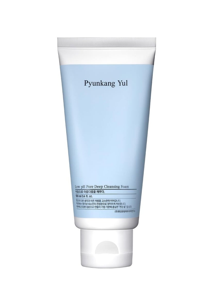 PYUNKANG YUL - Pyunkang Yul [PKY] Low pH Pore Deep Cleansing Foam, Pore Cleanser with Fluffy Microbubbles, AHA, Witch Hazel, Zero Irritation, Korean Skincare (3.38 Fl. Oz, 100ml) - Image 1