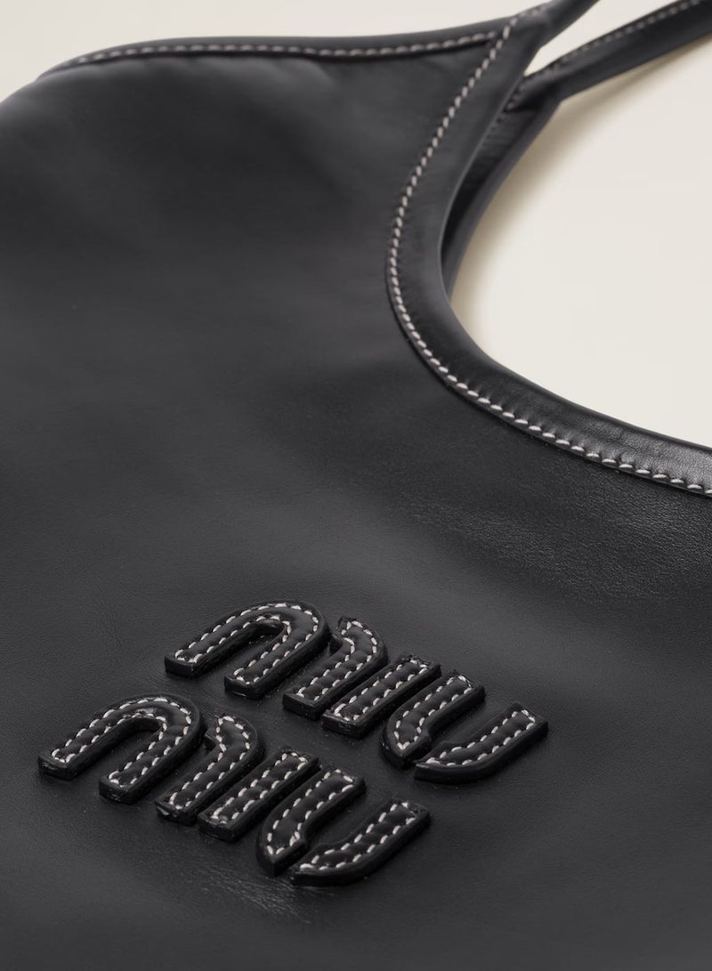 MIU IVY leather tote bag shoulder  - Image 5