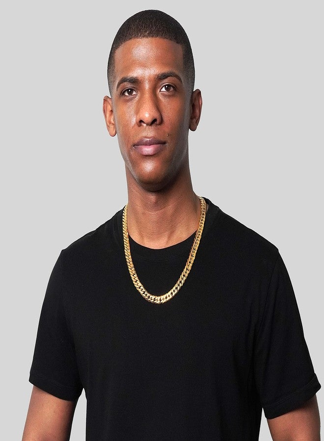 إنفيكتا قلادة رجالية من إنفيكتا للمجوهرات، سلسلة مزدوجة من الفولاذ المقاوم للصدأ (11.5 مم) - 24 بوصة، مقاس واحد، مصنوعة من الفولاذ المقاوم للصدأ، بدون أحجار كريمة - Image 2