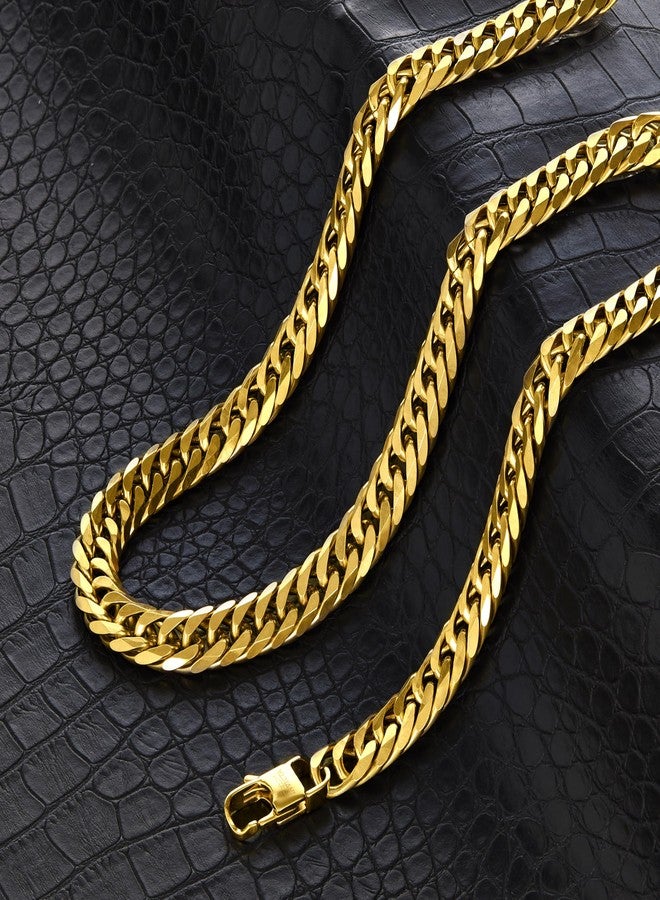 إنفيكتا قلادة رجالية من إنفيكتا للمجوهرات، سلسلة مزدوجة من الفولاذ المقاوم للصدأ (11.5 مم) - 24 بوصة، مقاس واحد، مصنوعة من الفولاذ المقاوم للصدأ، بدون أحجار كريمة - Image 3