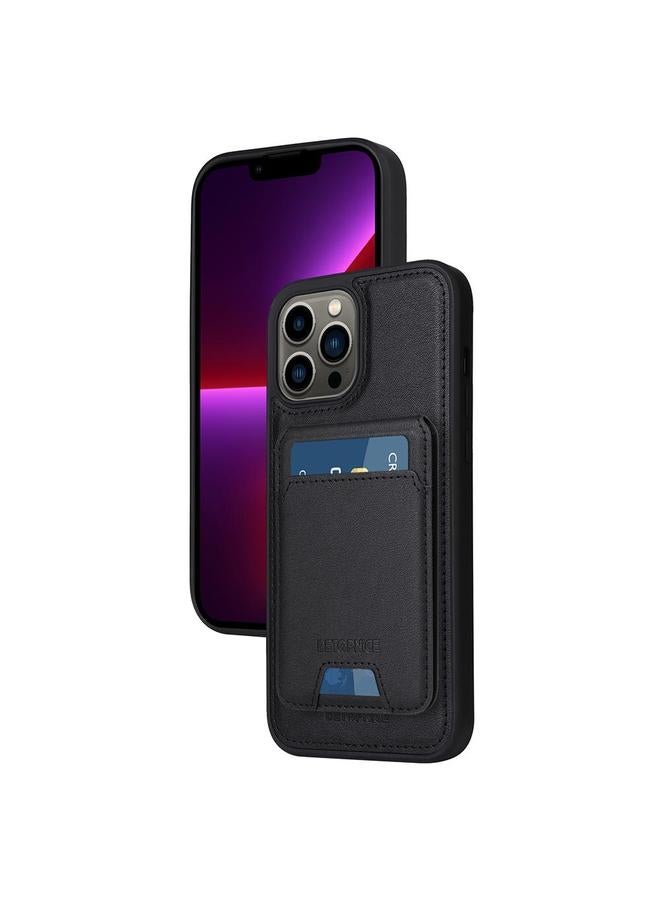 The Bros Case For iPhone 13 Pro Max Vertical Flip Detachable MagSafe Wallet Phone Case