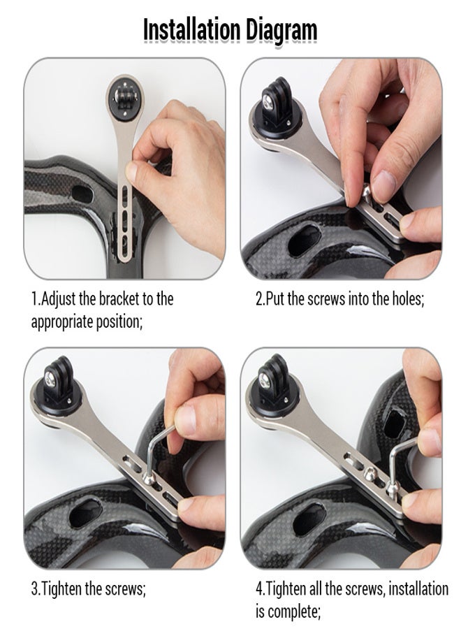 GUB Bike Computer Extension Bracket Multifunctional Metal For Garmin Bryton Cateye Wahoo Bike Computer Mount - Image 4